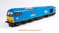 GM7240204 Heljan Class 60 Diesel Locomotive number 60 033 "Tees Steel Express" in British Steel Blue livery